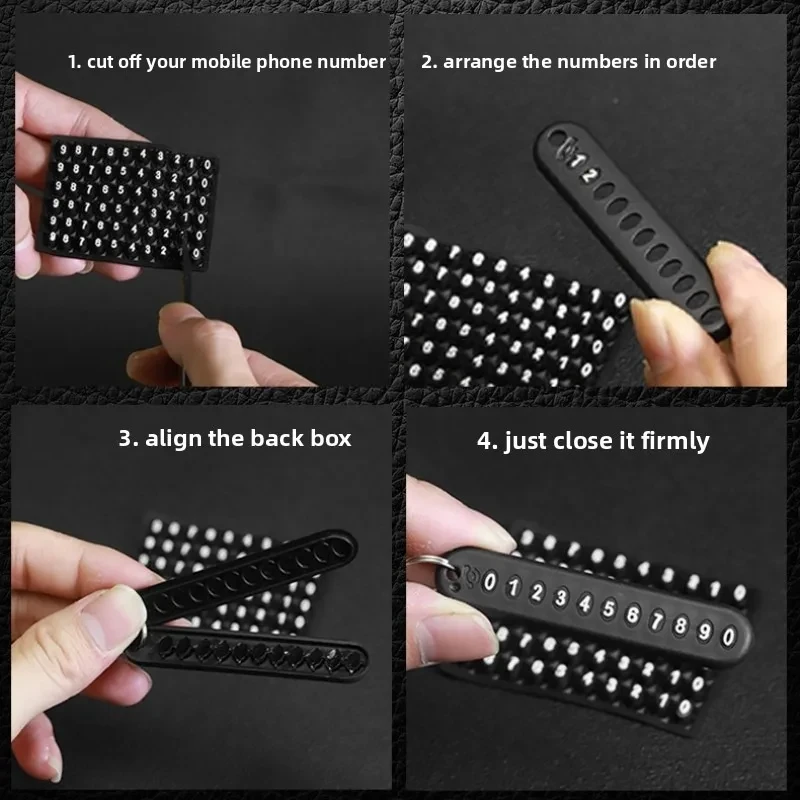 Key Ring with Phone Number (2Pcs) - Image 3