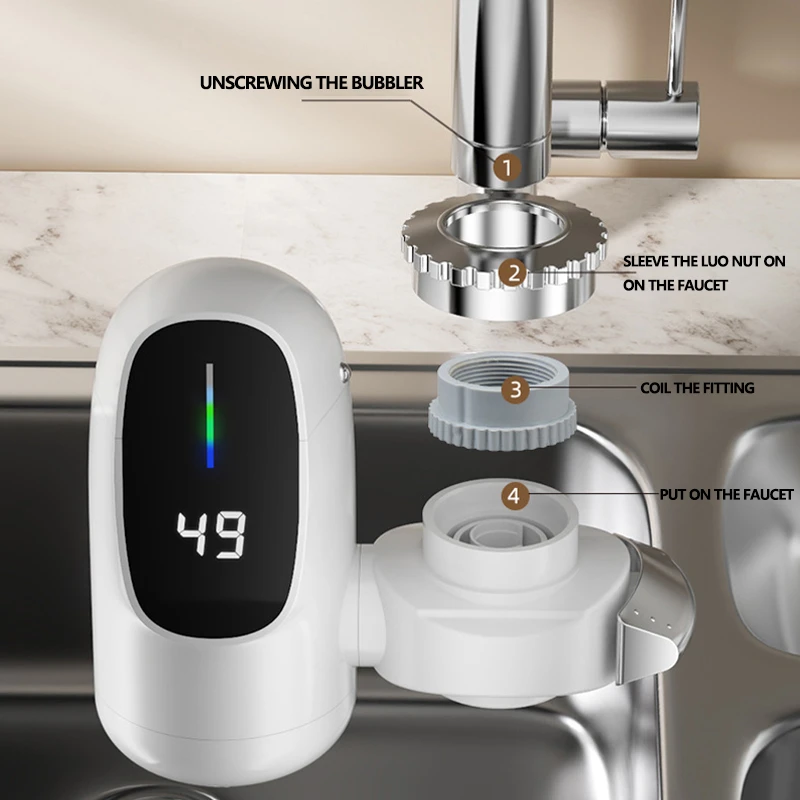 Instant Water Heater Faucet Hot and Cool - Image 3