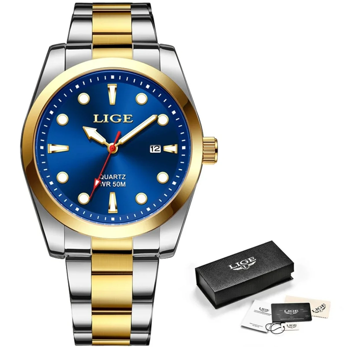 LIGE top brand luxury men's watch - Image 4