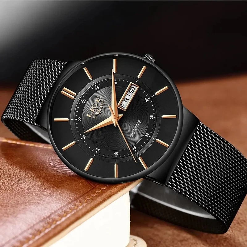 Mens Watches LIGE Top Brand Luxury