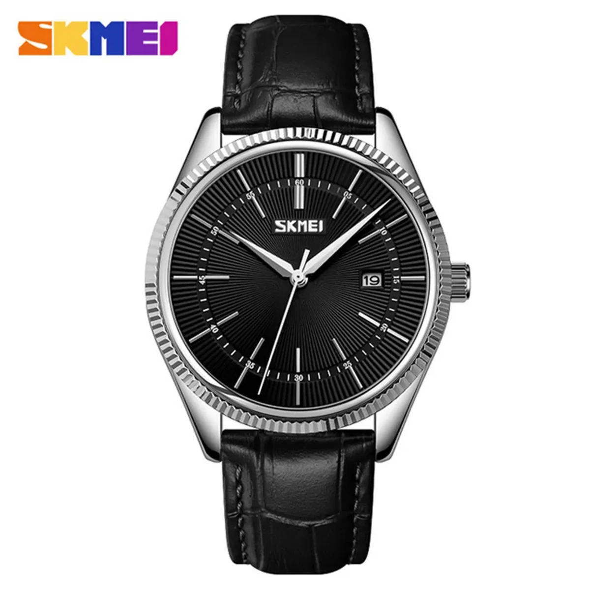 Skmei Casual Single Calendar Belt Men's Quartz Watch