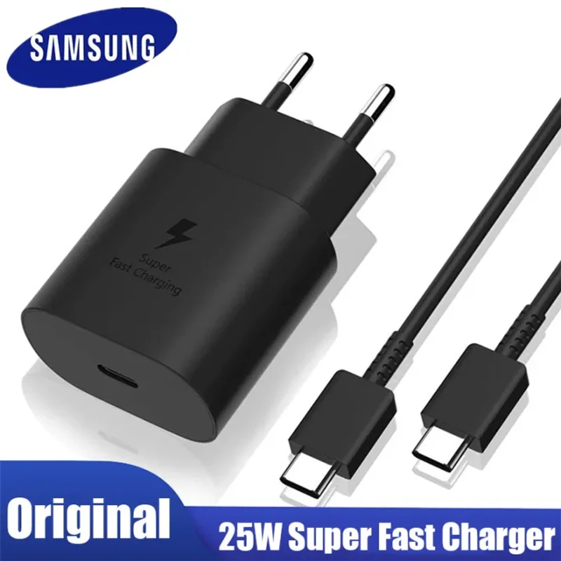 Samsung 25W Type-C Fast Charger Adapter with Type-C Cable