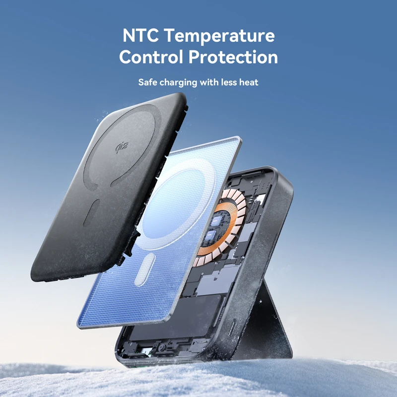 Joyroom JR-PBM11 Qi2 MagSafe Power Bank With Kickstand 10000mAh - Image 4