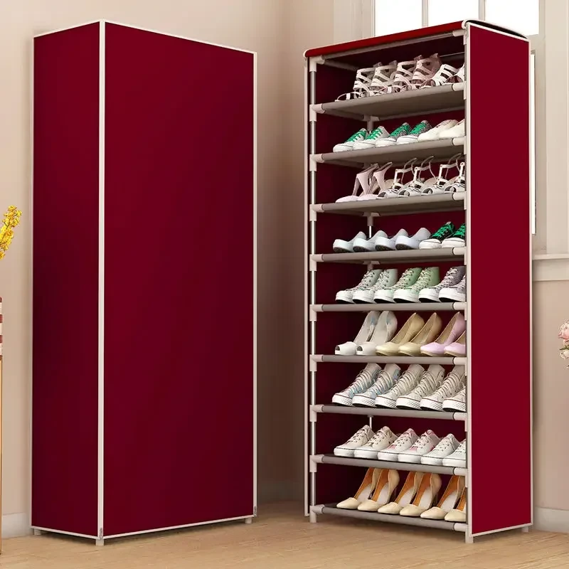 9 layer DIY Combination Dust-proof Cloth Shoe Cabinet