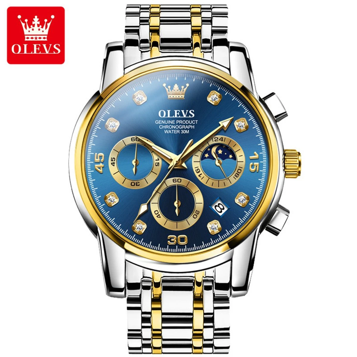 OLEVS Multifunction Quartz Watch for Men - Image 5