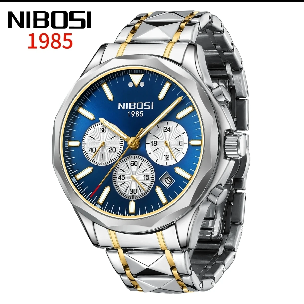NIBOSI Luxury Men Watch Top Brand