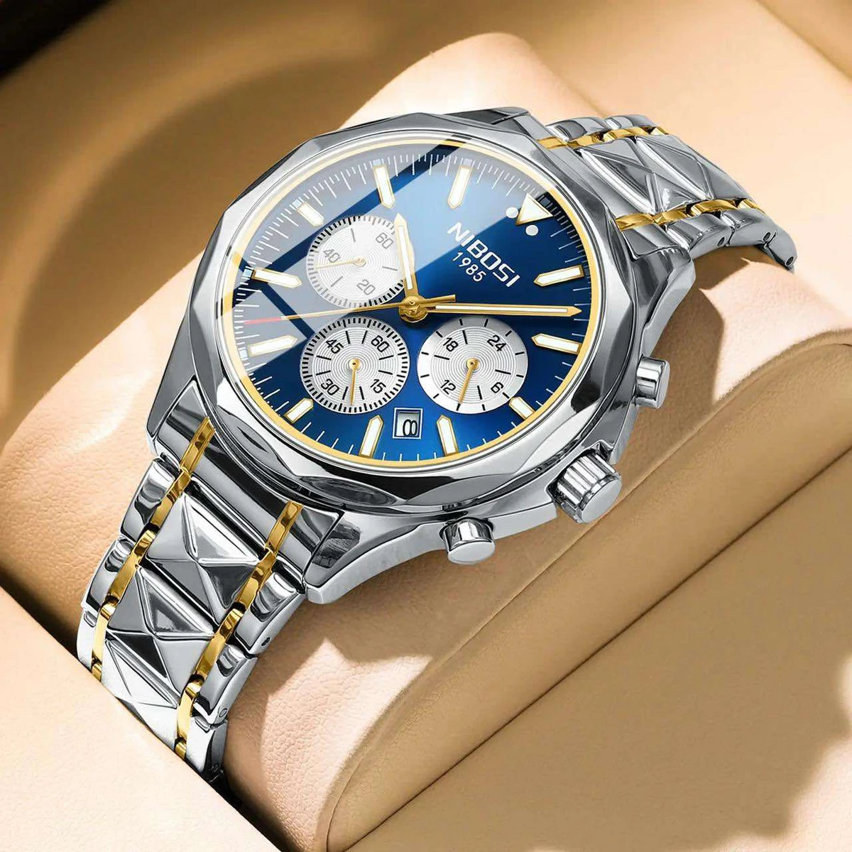 NIBOSI Luxury Men Watch Top Brand