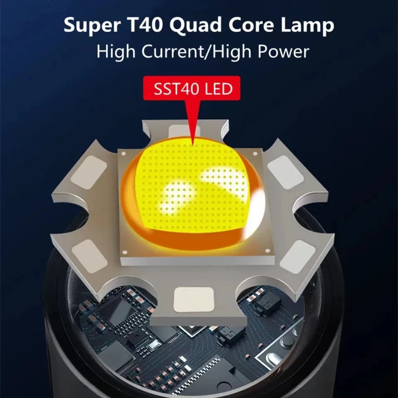 Jambo LED Rechargeable torch light with power bank - Image 7