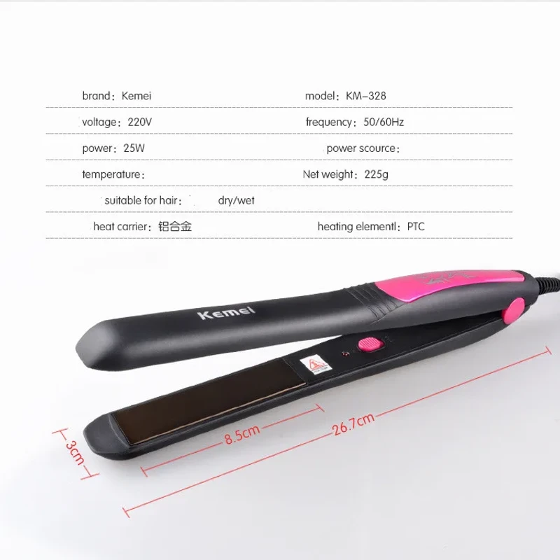 Kemei KM 328 Professional Hair Straightener - Image 4