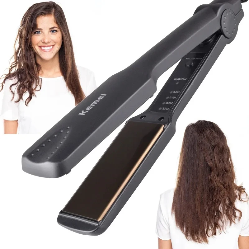 KM-329 Professional Electric Hair Straightener - Image 3