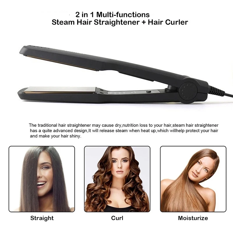 KM-329 Professional Electric Hair Straightener - Image 4