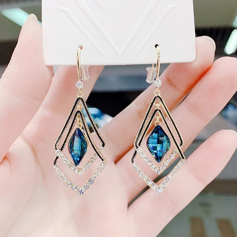 Retro Crystal Earrings
