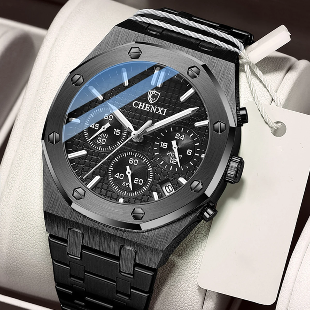 Chenxi Chronograph Men Watches Stainless Steel