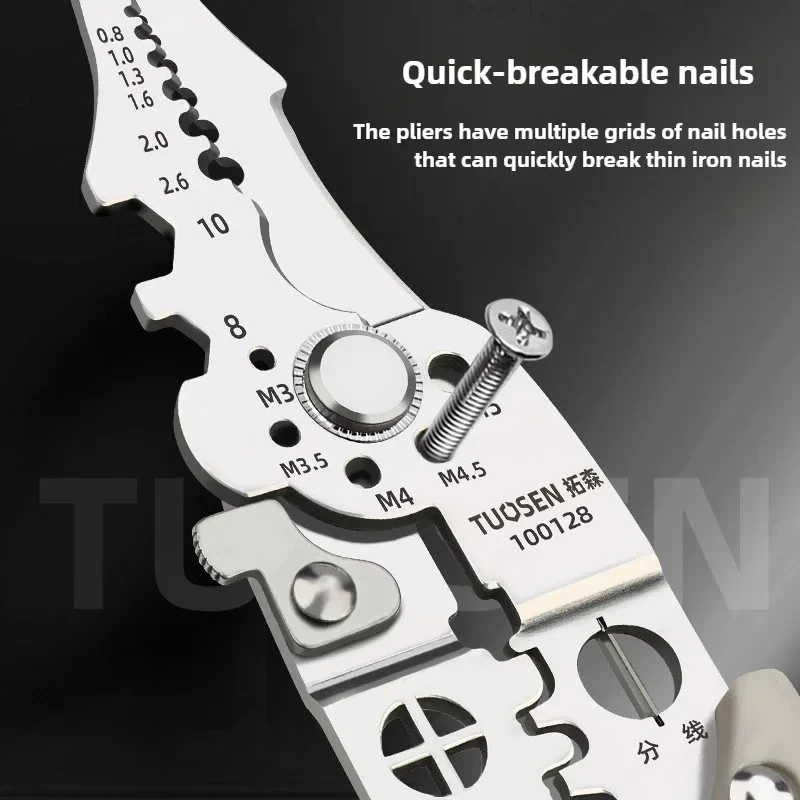 Multifunctional Wire Stripper Crimper Cable Cutter - Image 4