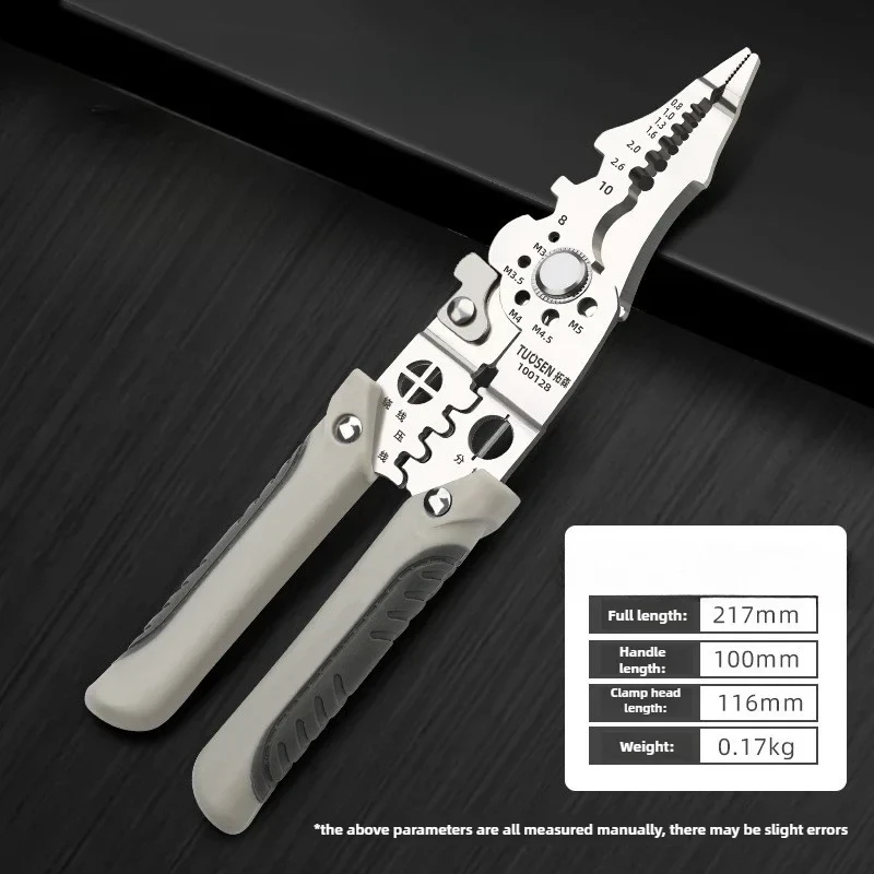 Multifunctional Wire Stripper Crimper Cable Cutter - Image 5