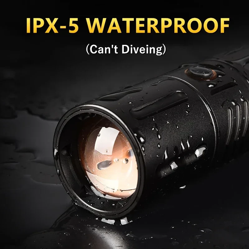 Jambo Super Power LED Rechargeable torch light with power bank - Image 4