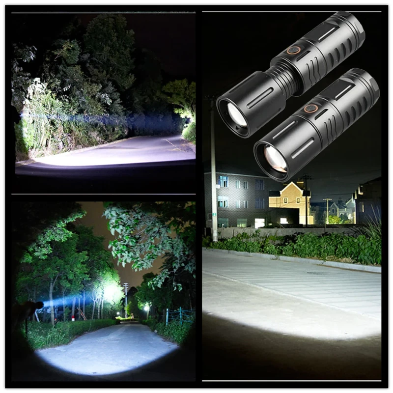 Jambo Super Power LED Rechargeable torch light with power bank - Image 3