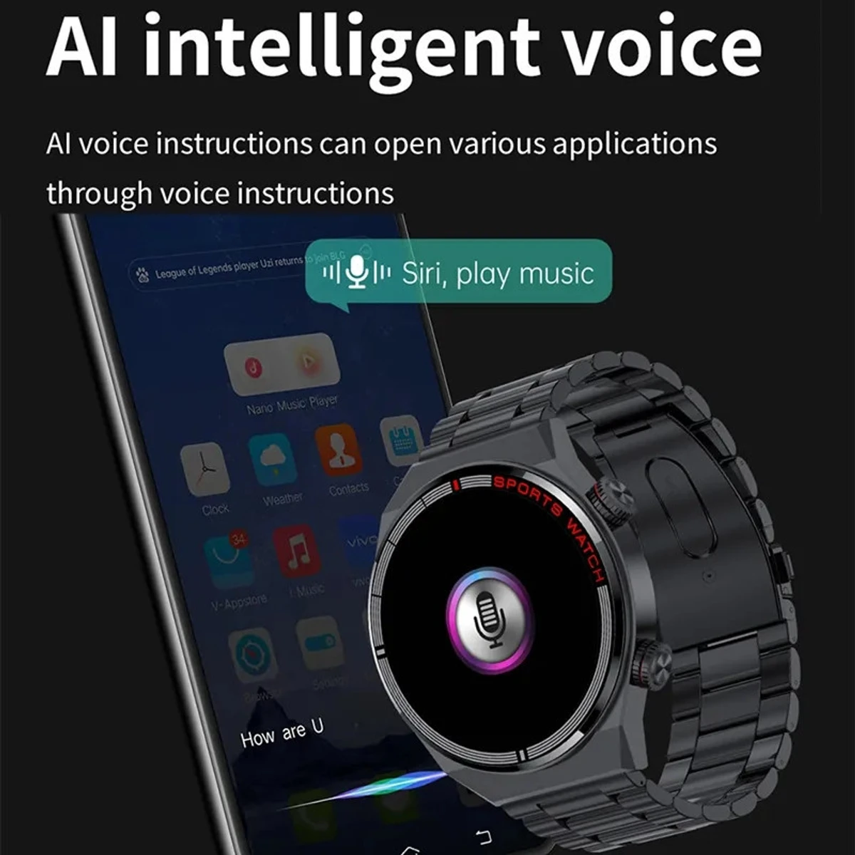 QW39 Smart Watch ECG+PPG BT Call - Image 4