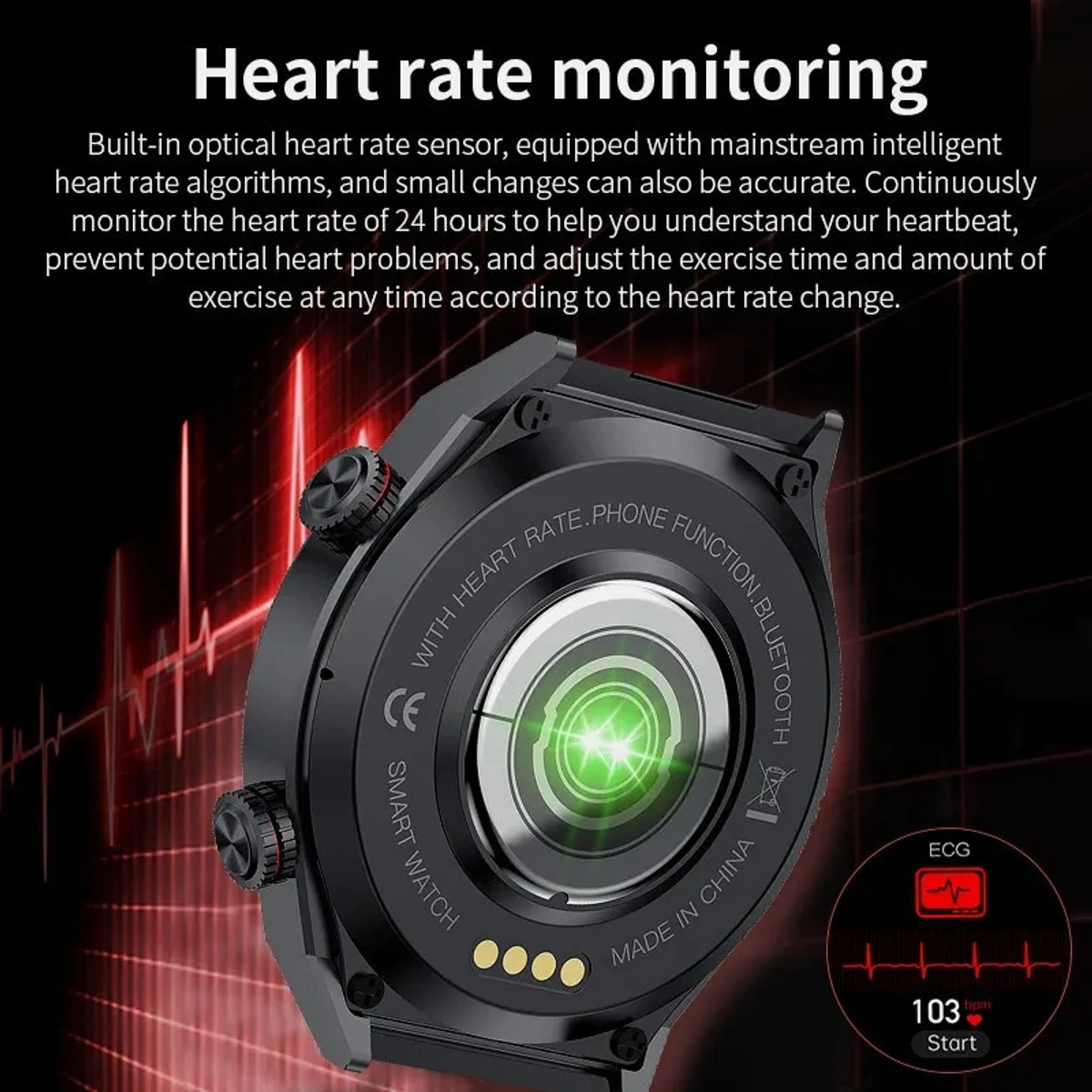 QW39 Smart Watch ECG+PPG BT Call - Image 5