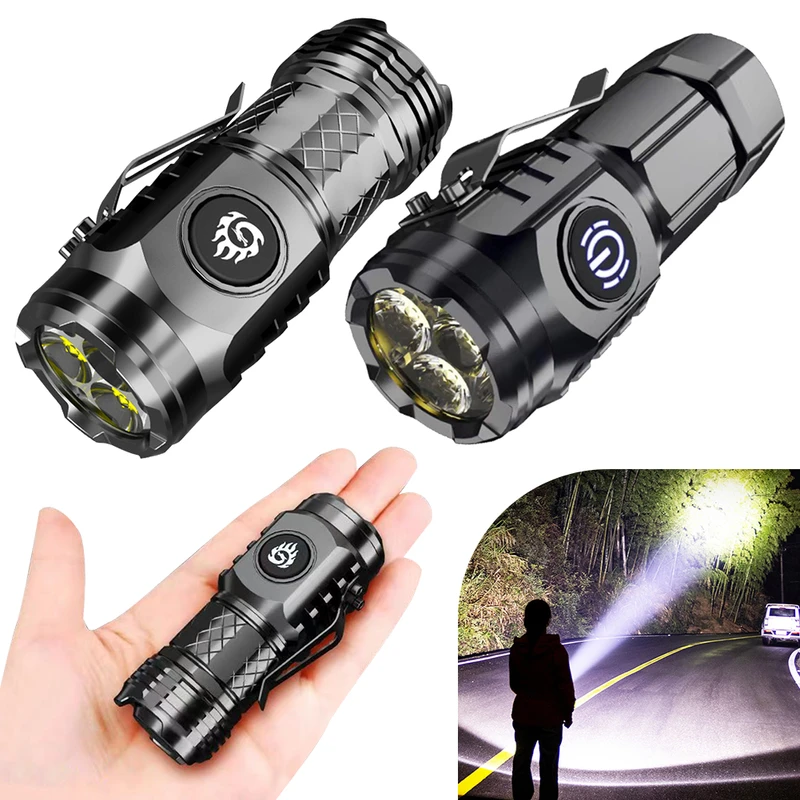 Mini Flashlight L-60 (Rechargeable )
