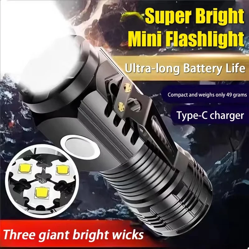 Mini Flashlight L-60 (Rechargeable )