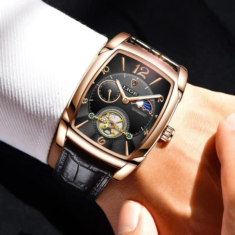 LIGE New Tourbillon Automatic Mechanical