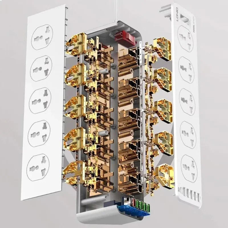 LDNIO SC10610 2500W Power Strip - Image 3