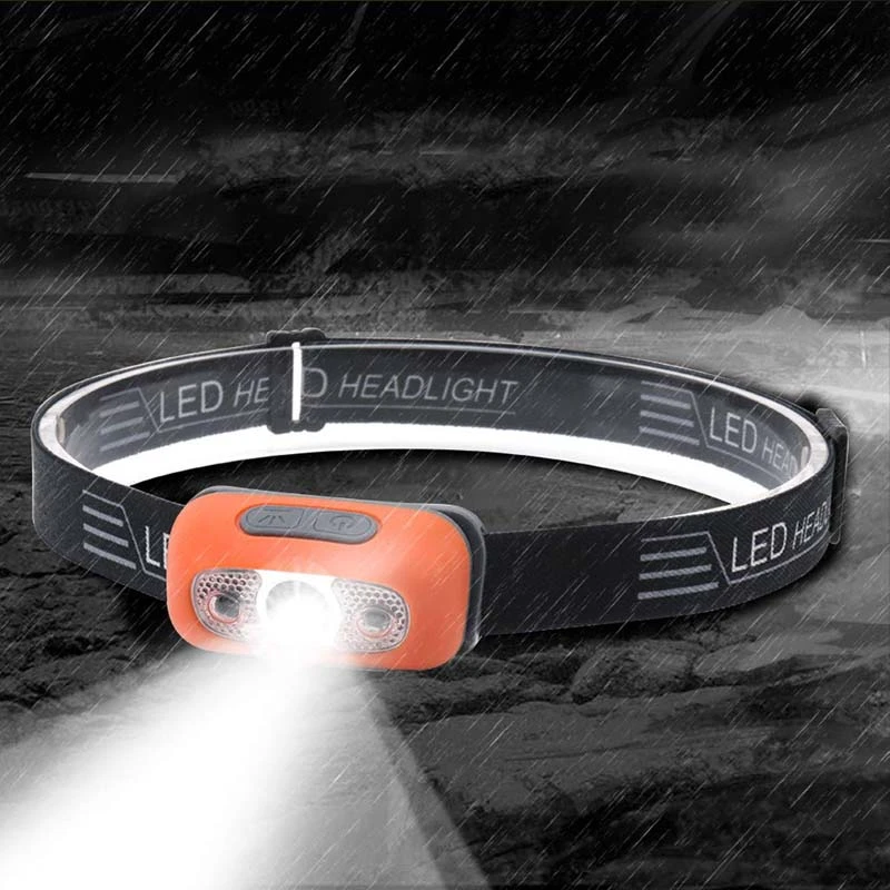 Rechargeable Powerful Sensor Headlamp USB Head Flashlight - Image 3