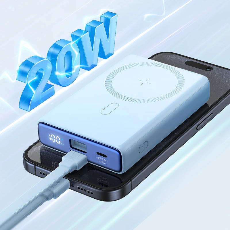 Joyroom JR-PBM01 20W Magnetic Wireless Power Bank 10000mAh - Image 4