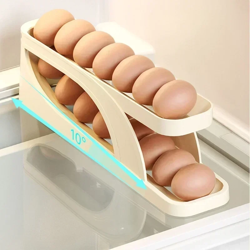 Automatic Rolling Egg Dispenser Tray
