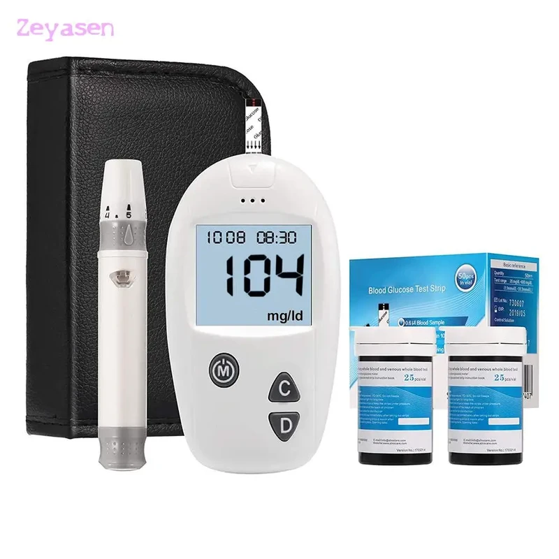 Medical Blood Sugar Gluco Meters Diabetes Tester
