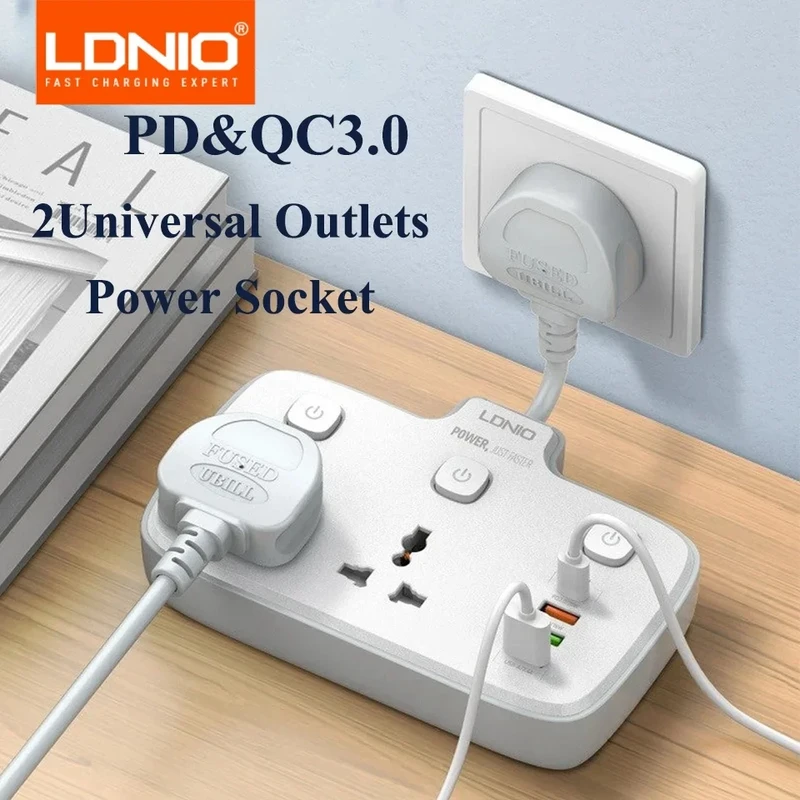 LDNIO SC2413 2500W PD20W Power Strip