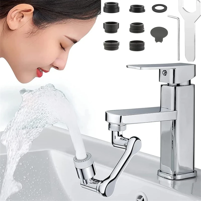 1080° Swivel Rotating Robotic Arm Sink