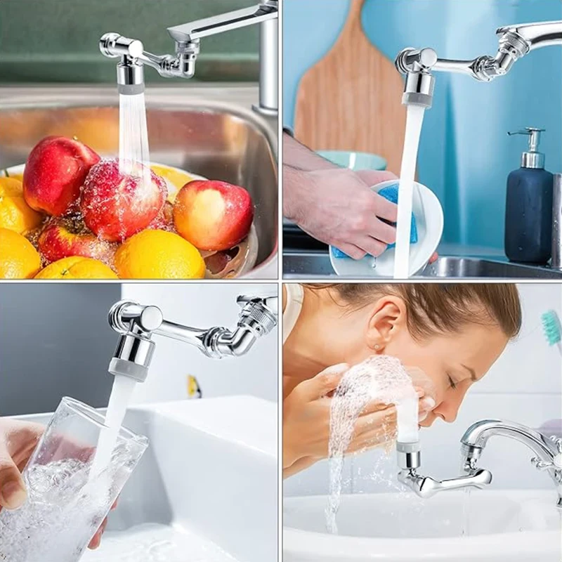 1080° Swivel Rotating Robotic Arm Sink - Image 5