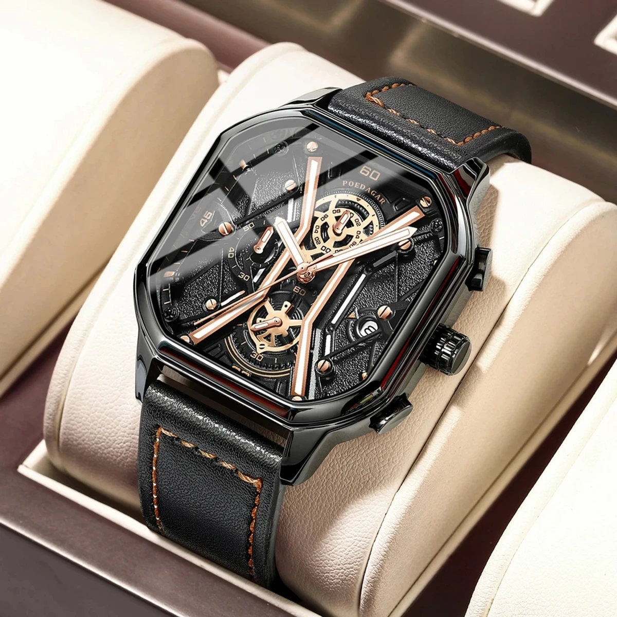 POEDAGAR Fashion Men Wristwatches