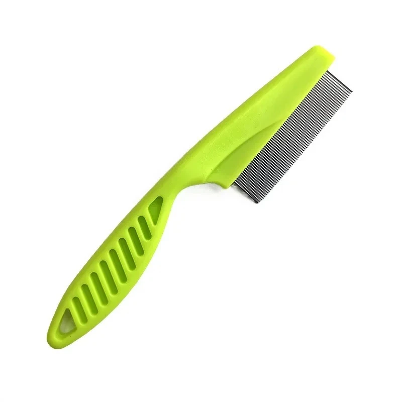 Pet Hair Shedding Comb Stainless Steel Flea Comb for Cat Dog Pet Comfort Cats Hair Grooming Comb Dog Cat Fur Removal Brush - Image 3