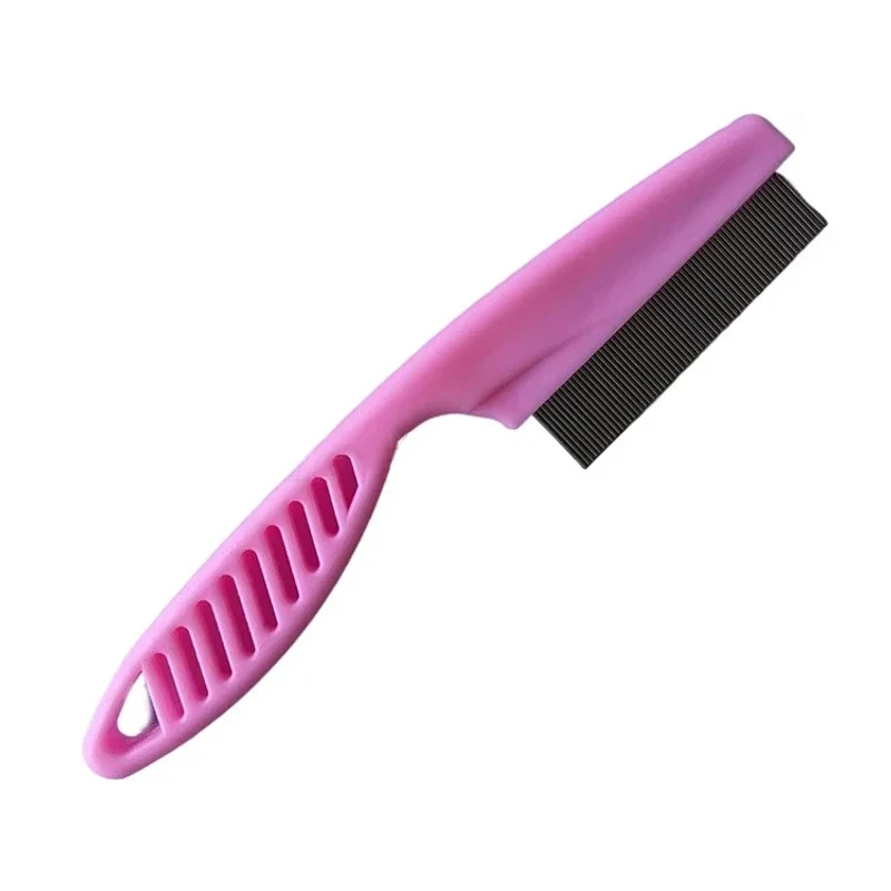 Pet Hair Shedding Comb Stainless Steel Flea Comb for Cat Dog Pet Comfort Cats Hair Grooming Comb Dog Cat Fur Removal Brush - Image 5