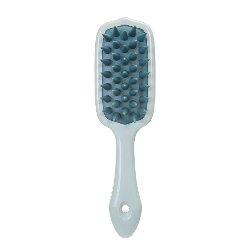Long handle shampoo brush massager silicone coarse teeth with handle shampoo comb deep cleaning - Image 6