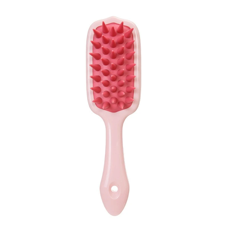 Long handle shampoo brush massager silicone coarse teeth with handle shampoo comb deep cleaning - Image 7