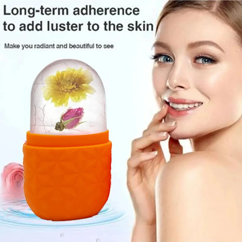 Facial Ice Roller Shrink Pores DIY Face Care Portable Face Massager Ice Tray Swelling Subsidence Home Travel