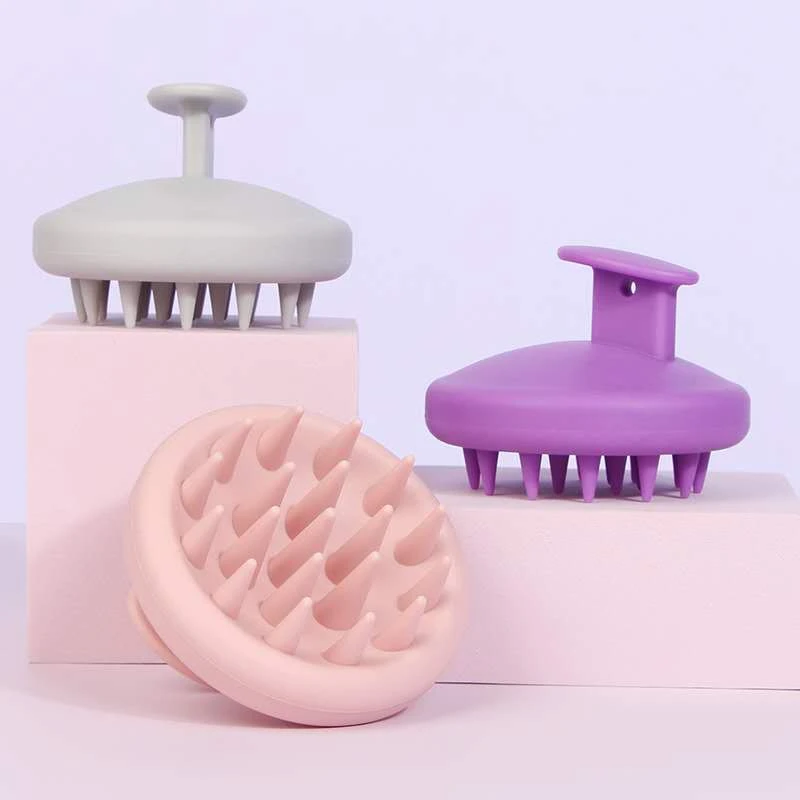 Silicone Shampoo Brush / Hair Scalp Massage Brush Silicone Hair Care