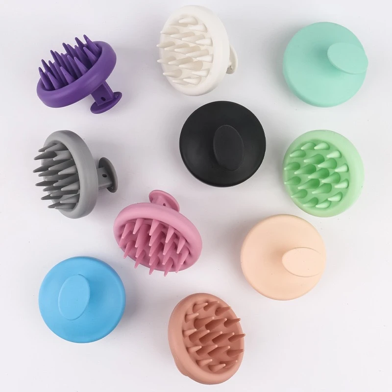 Silicone Shampoo Brush / Hair Scalp Massage Brush Silicone Hair Care - Image 4