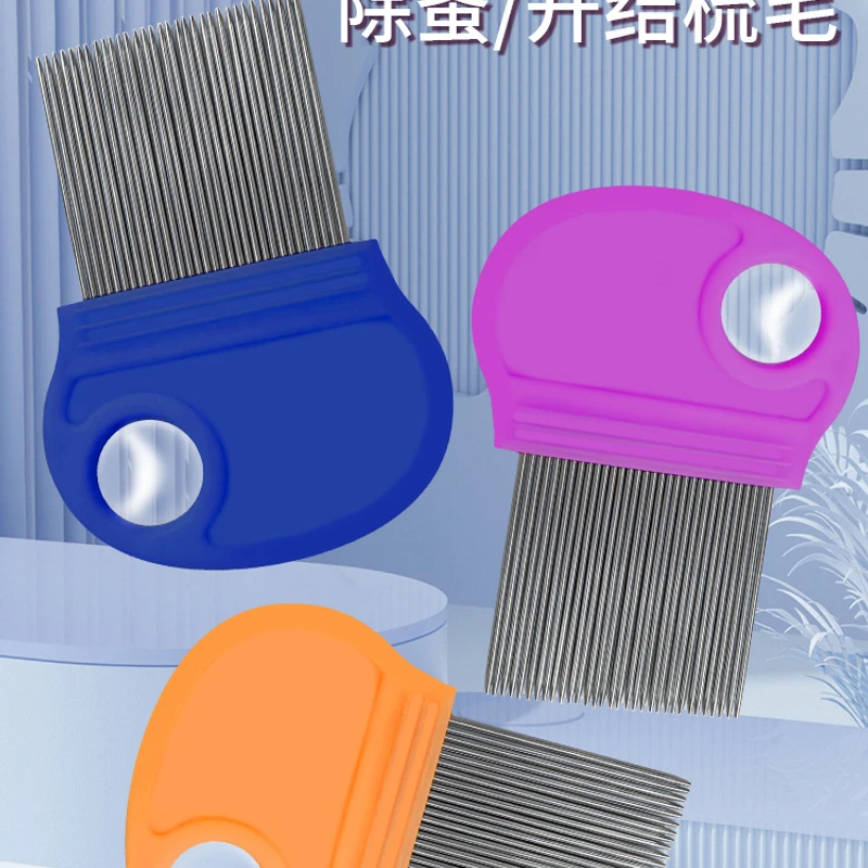 1pcs Pet Comb Lice Flea Dirt Dust Remover Dog Comb Hair Grooming Stainless Steel Fur Brush Pet Dog Cat - Image 4