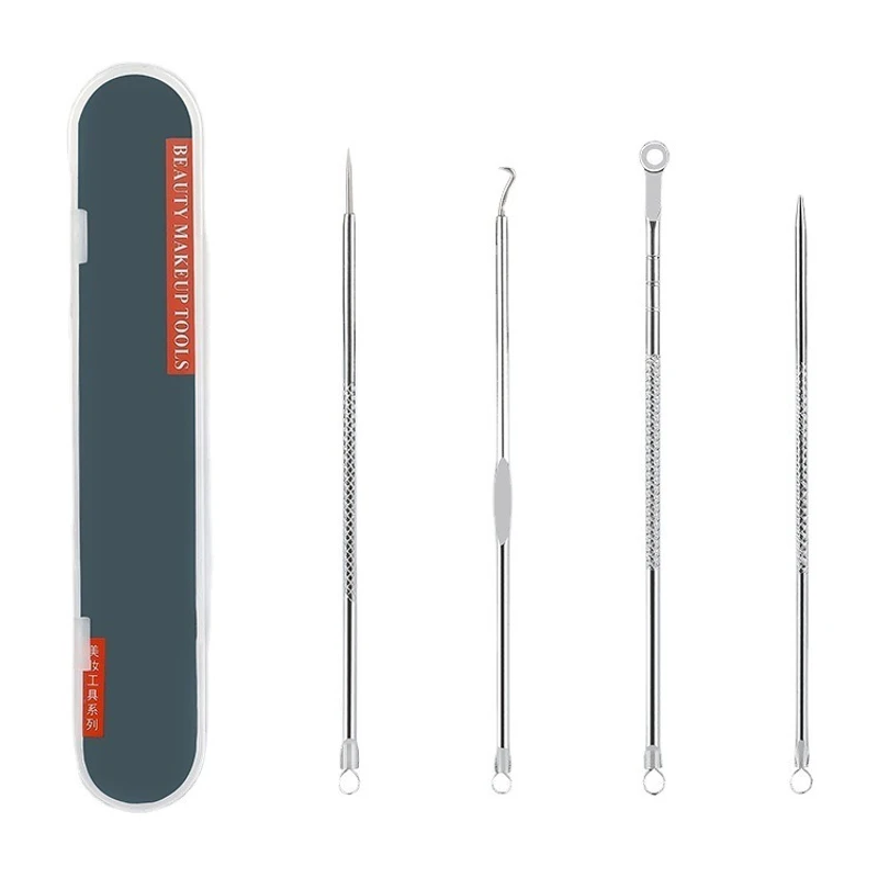 1 Set Stainless Steel Acne Needles Acne Tools Stainless Acne Needle Blackheads Remove Tool - Image 7