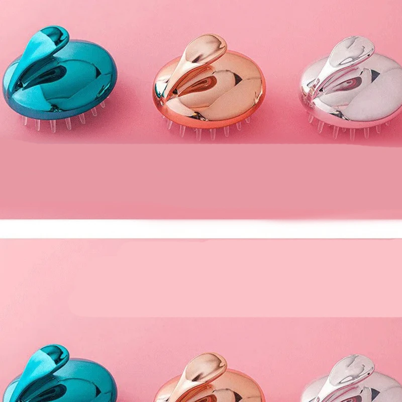 Hair Scalp Massager Shampoo Brush With Soft Silicone Bristles Scalp Hair Care Scrubber Contorl Dandruff Hair&Head Bath Washing Brush for Men and Women - Image 5