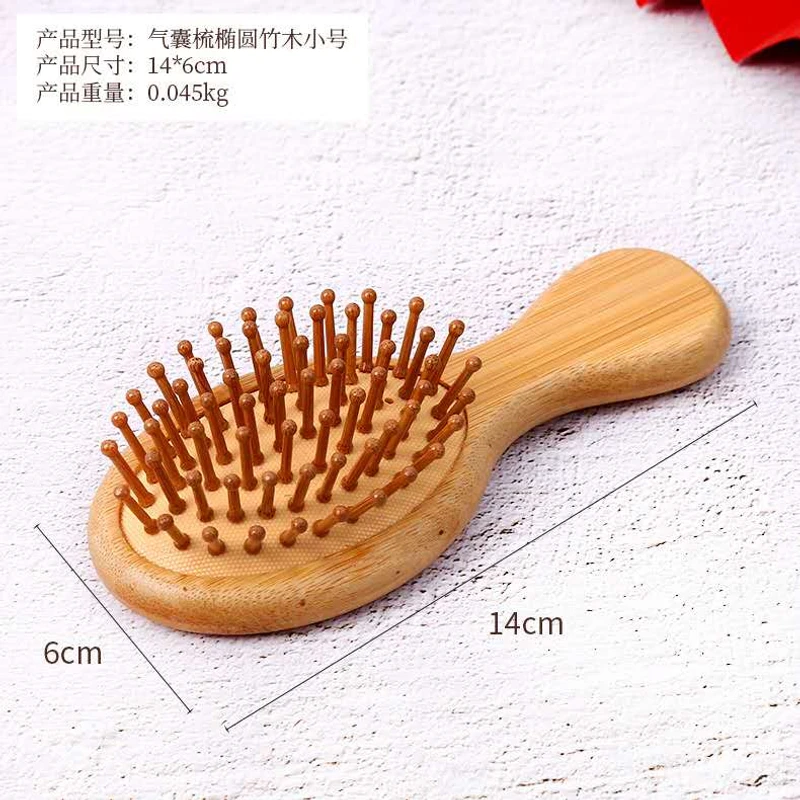 Wooden Bamboo Hair Brush Air Massage Comb Anti-static Scalp Combs Airbag Hairdressing Healthy Reduce Hair Loss Styli - Image 5