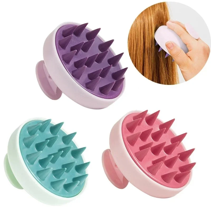 High-Quality Silicone Shampoo Brush - Scalp Massage & Hair Care Tool