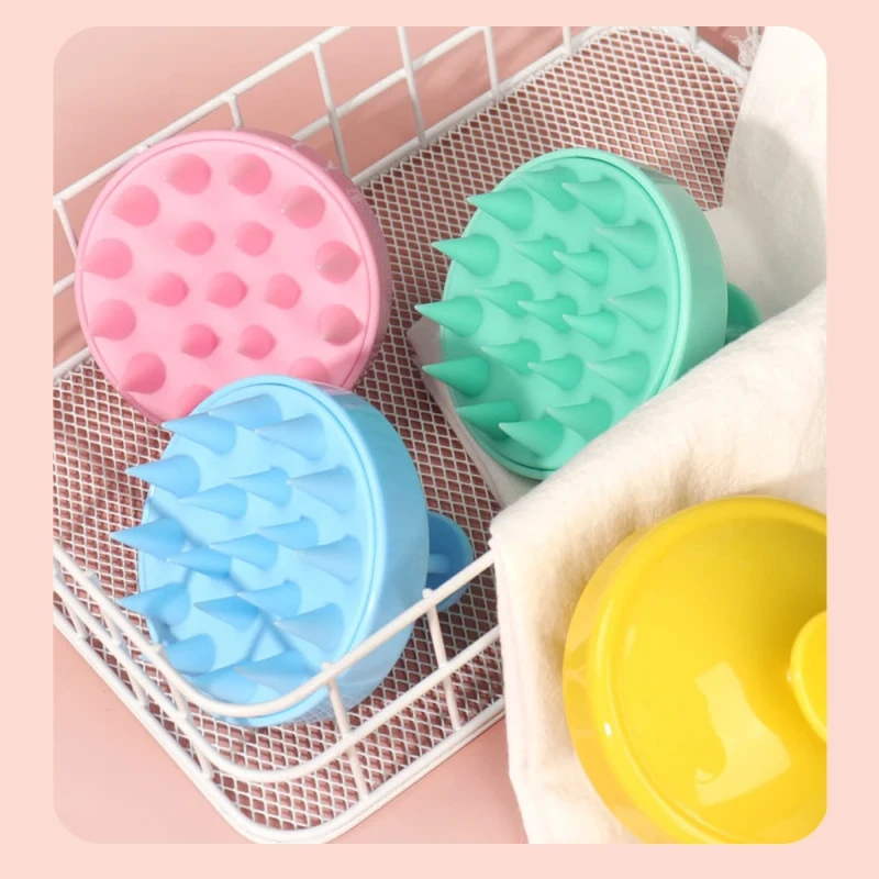 High-Quality Silicone Shampoo Brush - Scalp Massage & Hair Care Tool