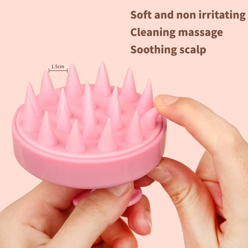 High-Quality Silicone Shampoo Brush - Scalp Massage & Hair Care Tool - Image 4