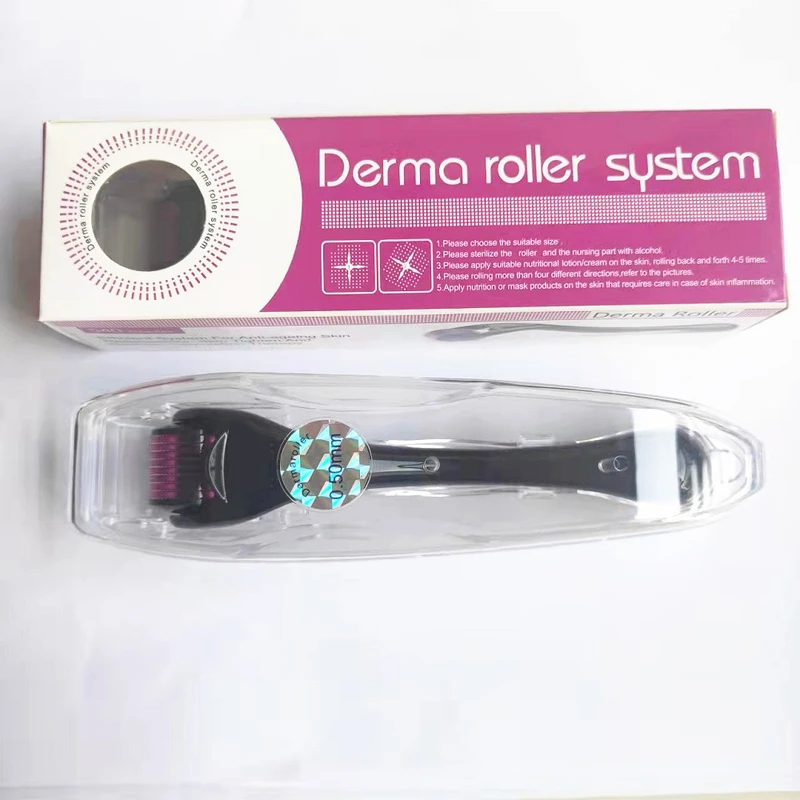 DRS Derma Roller 540 Pins Medical Grade Skin Care Microneedling Face Roller Dermaroller For Skin Rejuvenation And Hair Growth